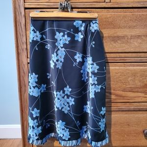 Ann Taylor Loft floral skirt 8P